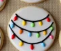 Christmas Lights Royal Icing Sugar Cookies