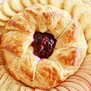 Easiest Baked Brie in Puff Pastry by Julie Blanner